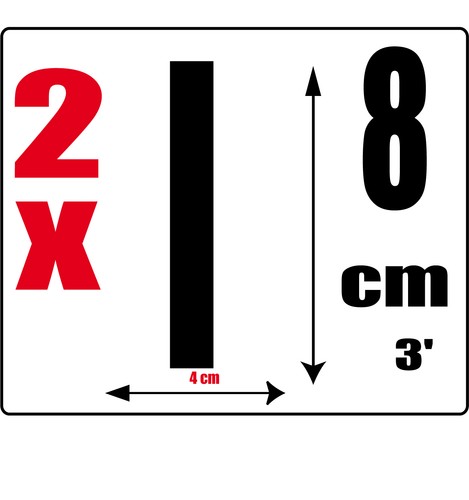 Lot lettres sticker - lot, 2