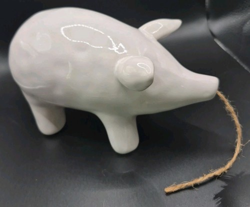 Vintage ceramic pig string - ceramic,