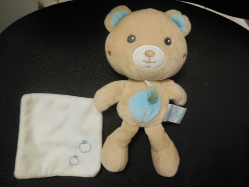 Doudou peluche ours - ours, beige