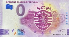 BILLET 0 EURO  SCP  SPORTING CLUBE DE PORTUGAL  2023 NUMERO  14 A 23