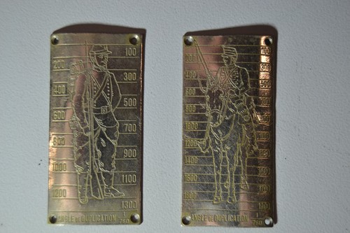 Plaque militaire paire de - paire,