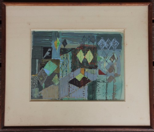 Jean couy tableau gouache - jean,