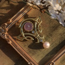 Collier Pendentif & Broche