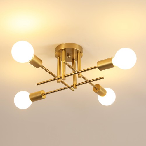 Lustre plafonnier industriel - lustre,