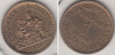 France Monnaie 1 Francs Chambre de Commerce 1920