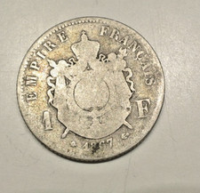 NAPOLEON III RARE 1 FRANCS