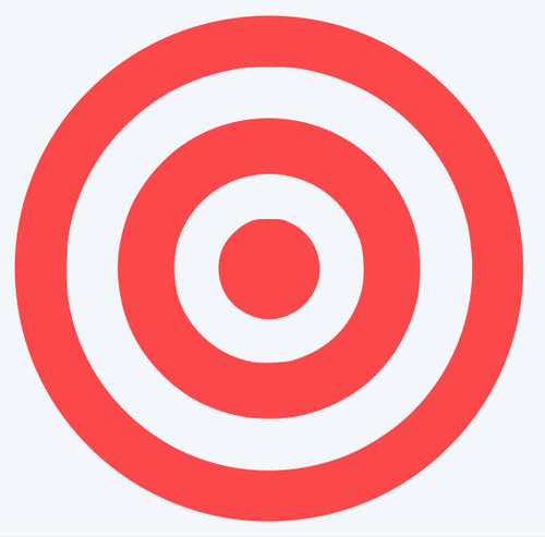 Bullseye vinyl sticker - sticker, decal