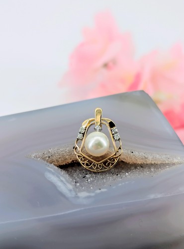 Pendentif jaune centré - pendentif,