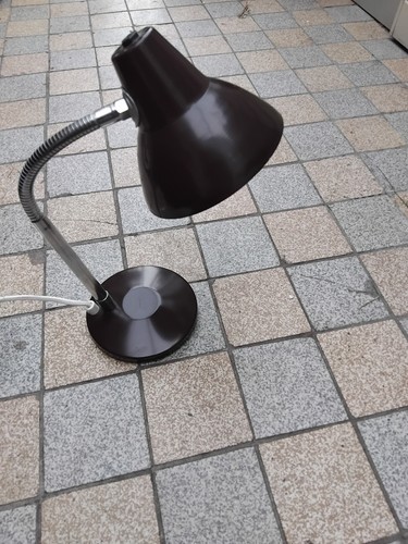 Lampe bureau métal laqué - lampe,