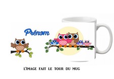 mug tasse ceramique chouette