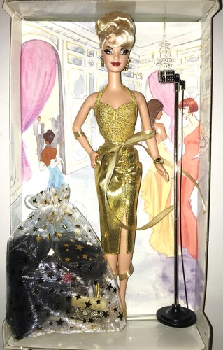 Barbie gold label pin girl - barbie,