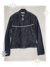 A -  Superbe Veste Blouson Jean Bleu Moyen Teddy Smith Taille 3