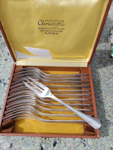 Christofle fourchettes à - christofle,