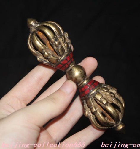 Tibetan buddhism bronze - 4.8",