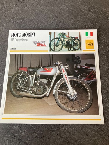 Carte fiche moto collection - fiche,