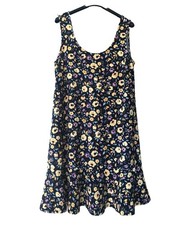 Robe été fleurie sans manches Mango