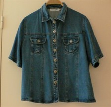 2 VESTES  CHEMISES  JEANS OU CHEMISIER - T. 40/42