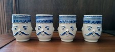 Lot de 4 tasses anciennes en