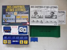 Jeu de société complet DES CHIFFRES ET DES LETTRES - Armand Jammot - Nathan 1987