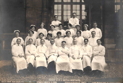 Photo ancienne hôpital - ancienne,