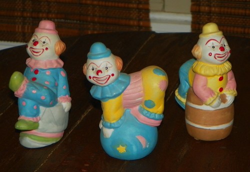 Vintage ceramic circus - ceramic,