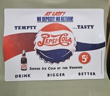 PLATEAU PEPSI COLA VINTAGE / COLLECTION/ OBJET PUBLICITAIRE 