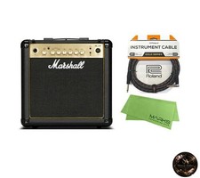 MARSHALL MG15R GOLD + Roland