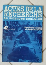 [Collectif, revue], Actes de la recherche en sciences sociales, 42