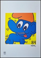 Keith Haring * Schtroumpf * 70