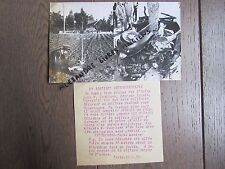 PHOTO DE PRESSE 1955 ACCIDENT DE VOITURE M. JACOBSEN COPENHAGUE