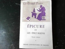Epicure et les Epicuriens : 