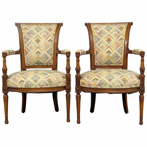 Fine pair french - french, carved