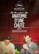 Affiche cinéma ANATOMIE D'UNE CHUTE 120x160cm Poster Justine Triet Sandra Hüller