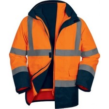 Parka de travail - haute visibilité - XL - orange fluo - SPEED DELTA PLUS