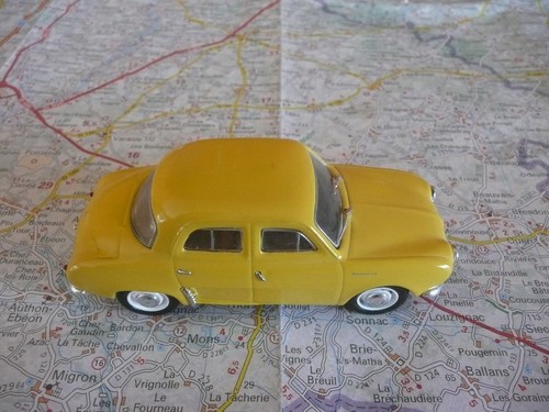 Renault dauphine jaune - renault,