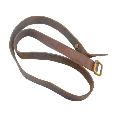 écharpe fusil cuir - en,