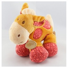 Doudou poney cheval beige