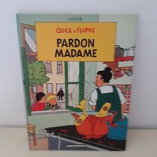 BD Quick et Flupke Pardon madame Hergé Casterman 1987 
