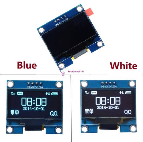 Blue white iic i2c serial - 1.3", blue/white