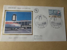 enveloppe premier jour 1982 aeroport bale mulhouse