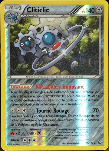 Carte pokémon 114 - pokémon, 73/114