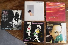 Lot 5 Vinyles 45 Tours Placebo - Siouxsie - Belle And Sebastian - Cocteau twins