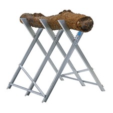 Chevalet de à Bûches Tronçonneuse Bois Chauffage Sägegestell Sciage Aide