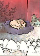 POSTCARD / CARTE POSTALE ILLUSTRATEUR RONALD SEARLE / LE GOUROU / CAT CHAT