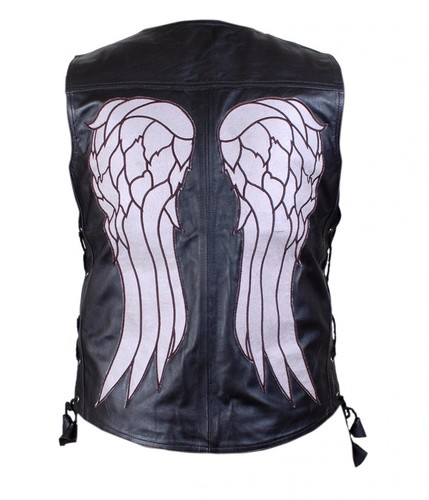 Gilet cuir daryl dixon avec - dixon,