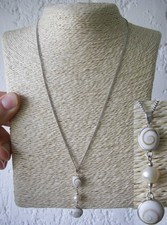 SUPERBE collier pendentif mobile oeil de sainte lucie 5gr ARGENT massif 925 N463