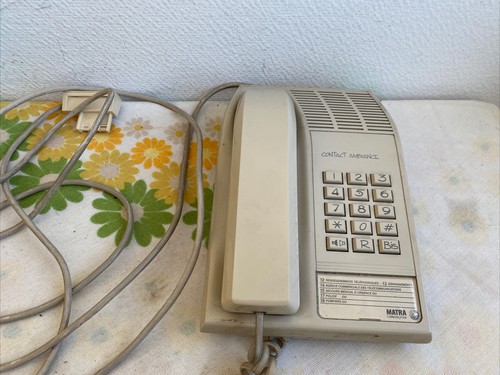 Ancien téléphone fixe matra - téléphone,