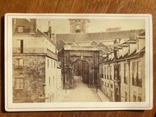 Photo albuminée Besançon vers 1870, La Porte Noire, 11x16,5 cm