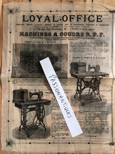 Dépliant original machine - dépliant,