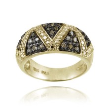 1/3ct Champagne Diamant or Sur